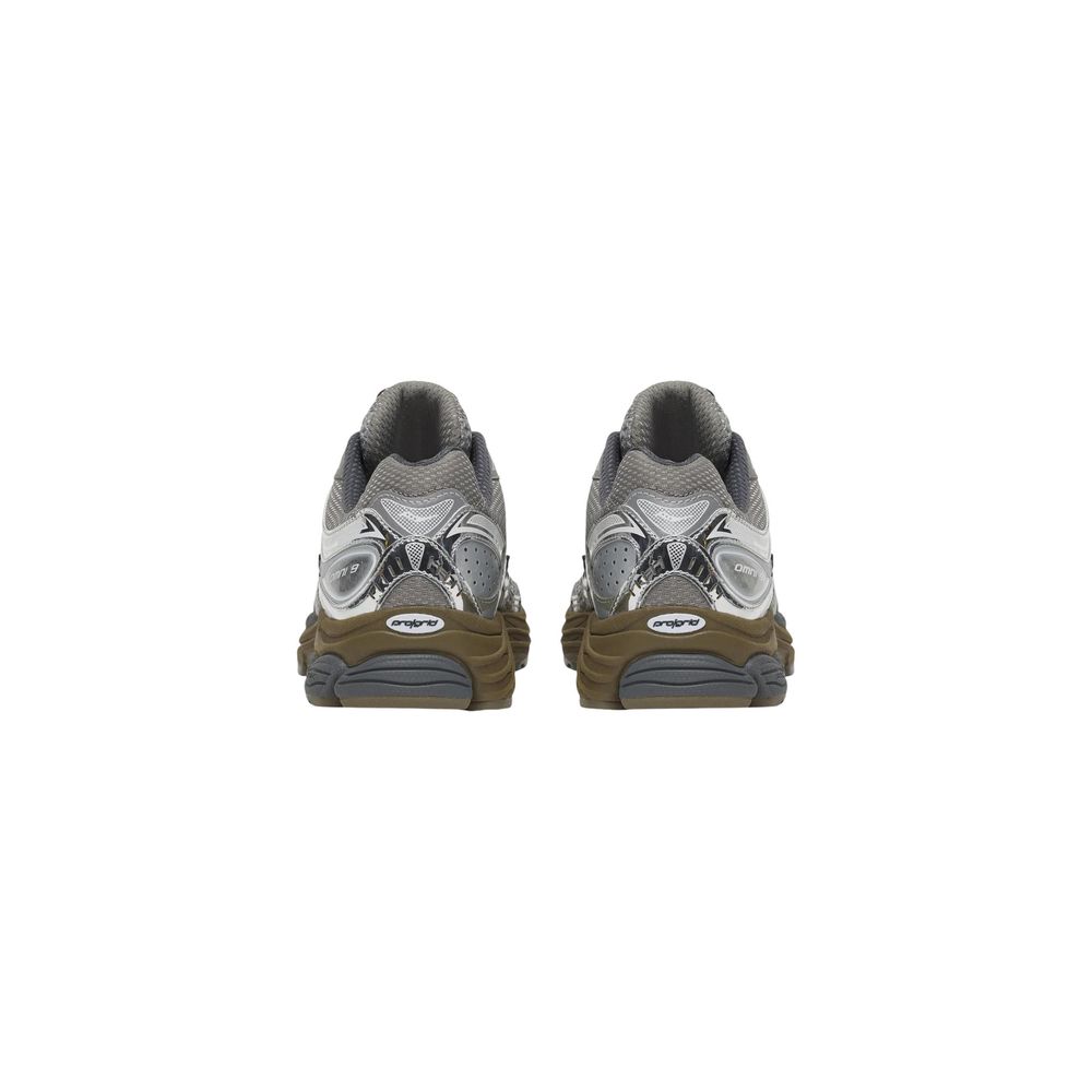 Athletic Sneakers by Saucony for men in synthetic fabric mesh silver features an effortless chic silhouette, showcasing the signature athletic style of the Men's Athletic Synthetic Fabric Mesh Sneakers collection with a truly effortless chic finish.