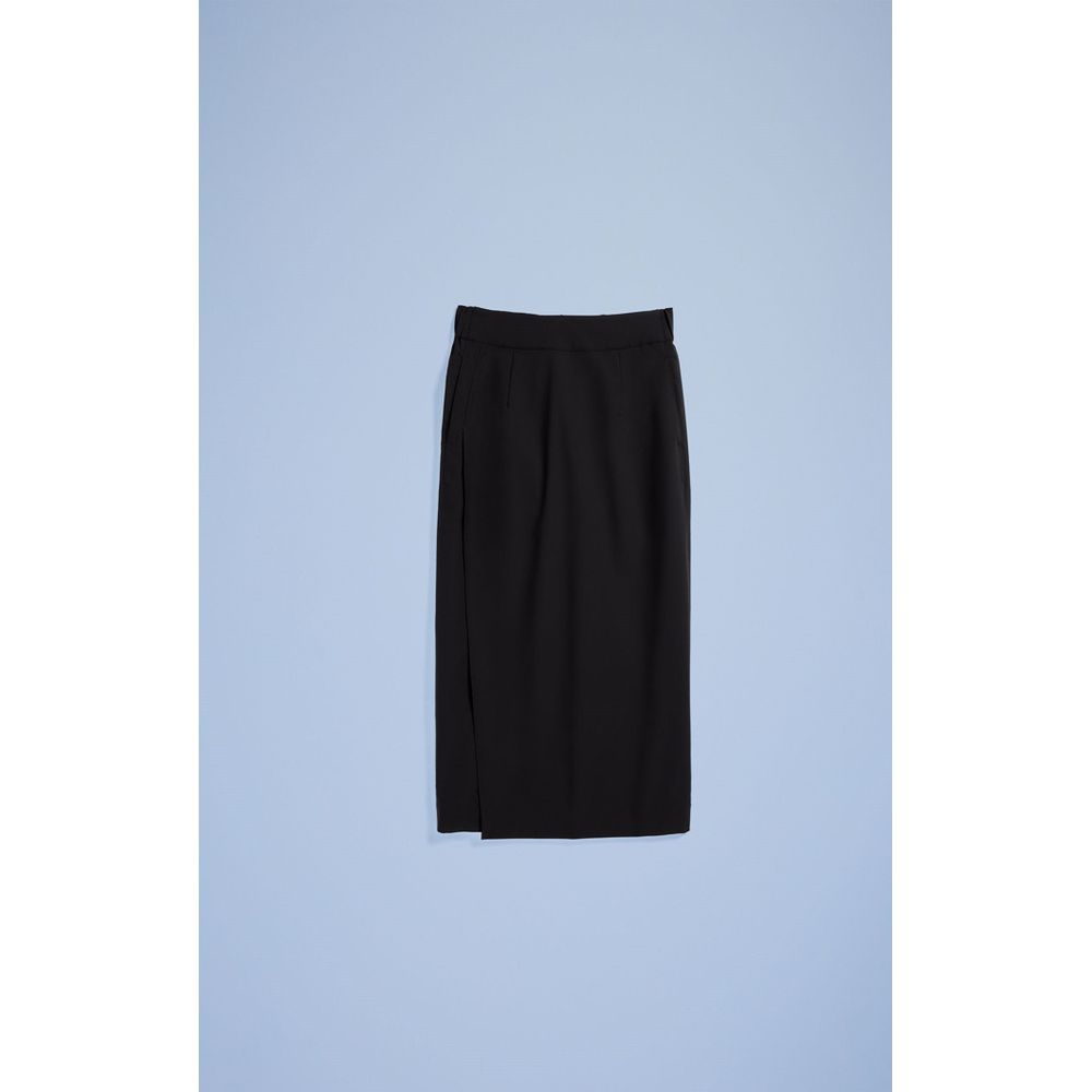 Skirt by Champion for women in polyester blue features an tailored silhouette, artfully capturing the essence of Women's Polyester Long Skirt in a sophisticated long.