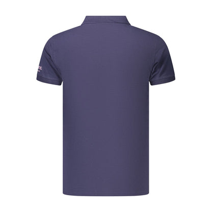 Iceberg Blue Cotton Men's Polo Shirt