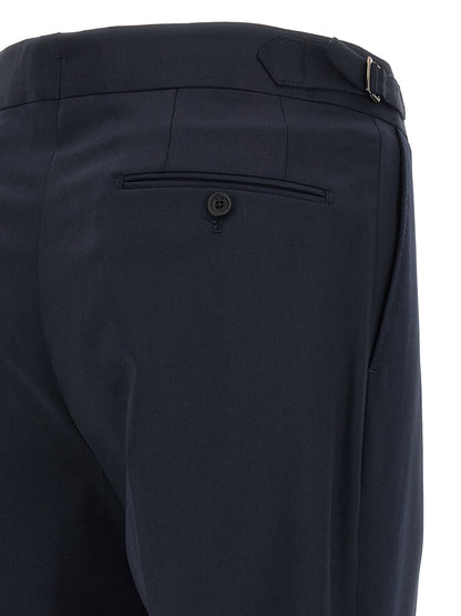 Pal Zileri Blue Wool Dress Pants
