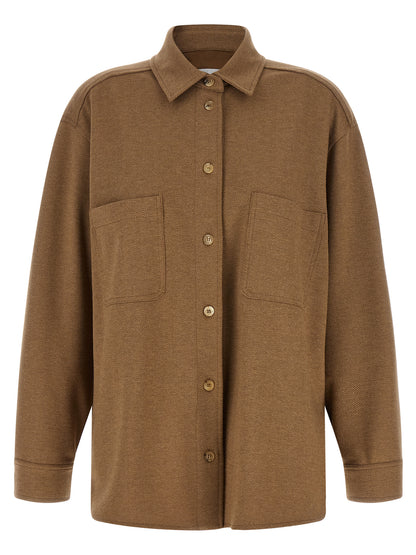 Max Mara Brown Triacetate Shell Jacket