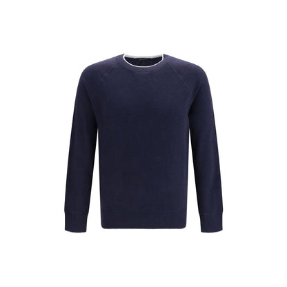 Aragona Cashmere Blue Cashmere Sweater