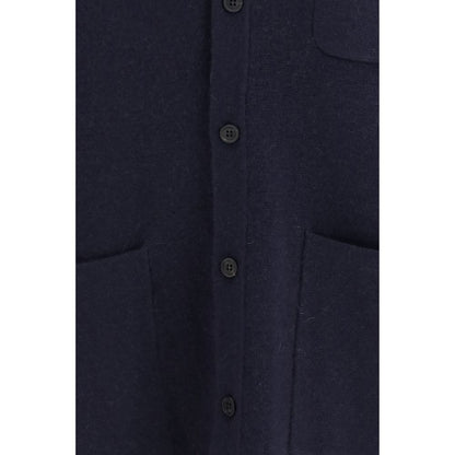 Aragona Cashmere Blue Cashmere Cardigan