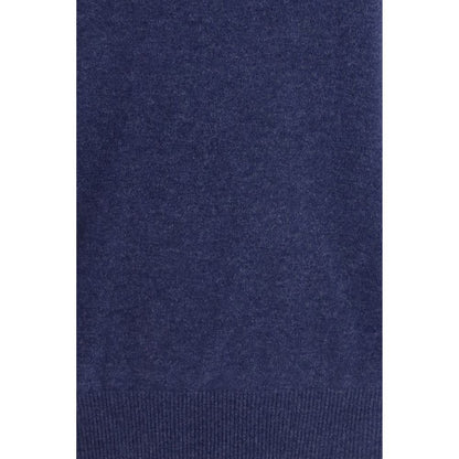 Aragona Cashmere Blue Cashmere Turtleneck