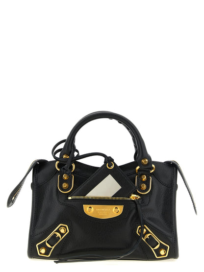 Balenciaga Black Goatskin Handbag