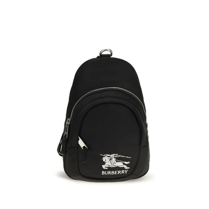 Burberry Black Fabric Shoulder Bag