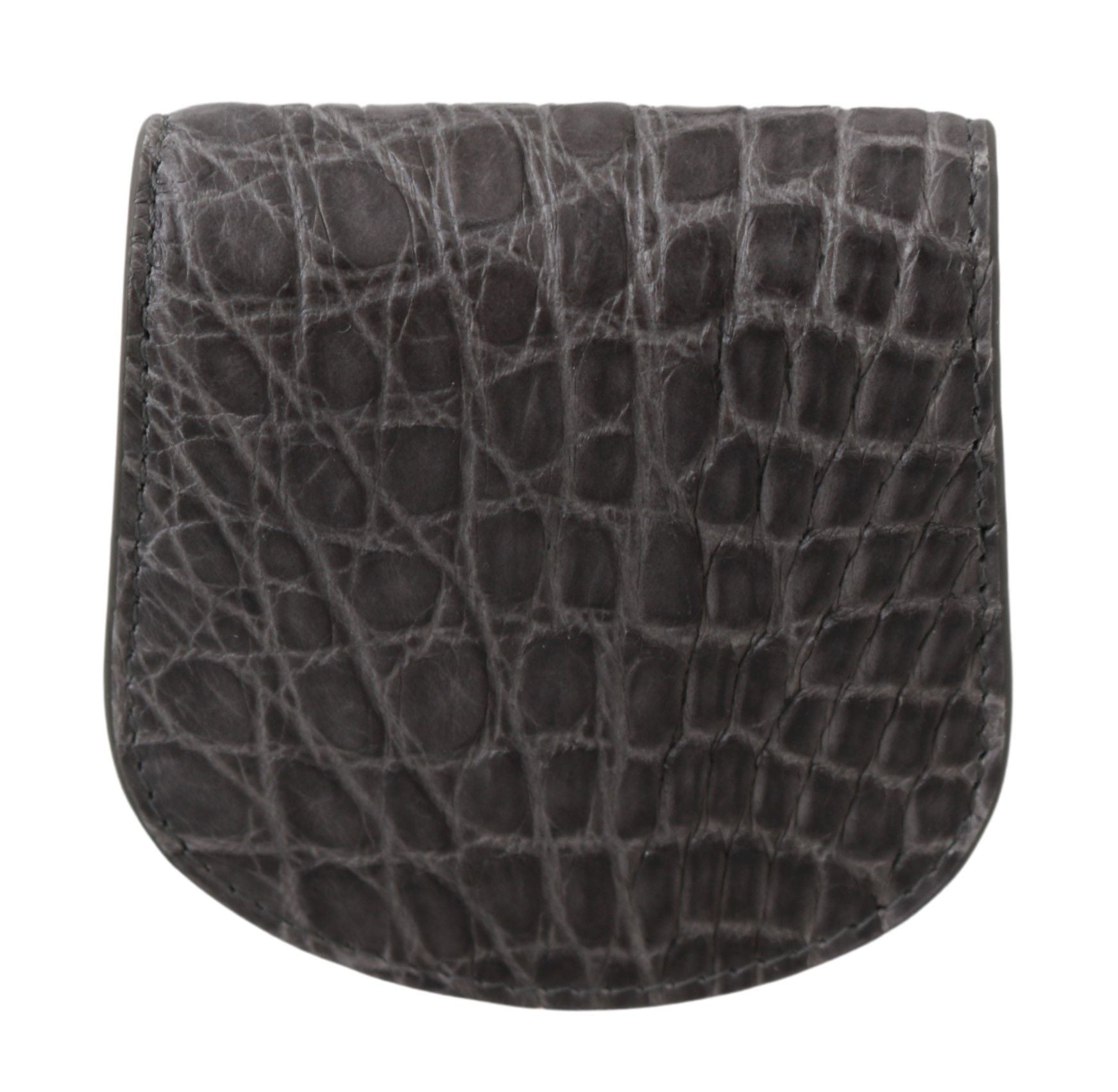 Small Toiletry Bag by Dolce & Gabbana for unisex in exotic skin leather gray features a distinguished Exotic Skin Leather Small Toiletry Bag design with a secure snap & button, organized cardholder & coin-purse, and versatile for travel.