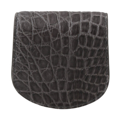 Small Toiletry Bag by Dolce & Gabbana for unisex in exotic skin leather gray features a distinguished Exotic Skin Leather Small Toiletry Bag design with a secure snap & button, organized cardholder & coin-purse, and versatile for travel.