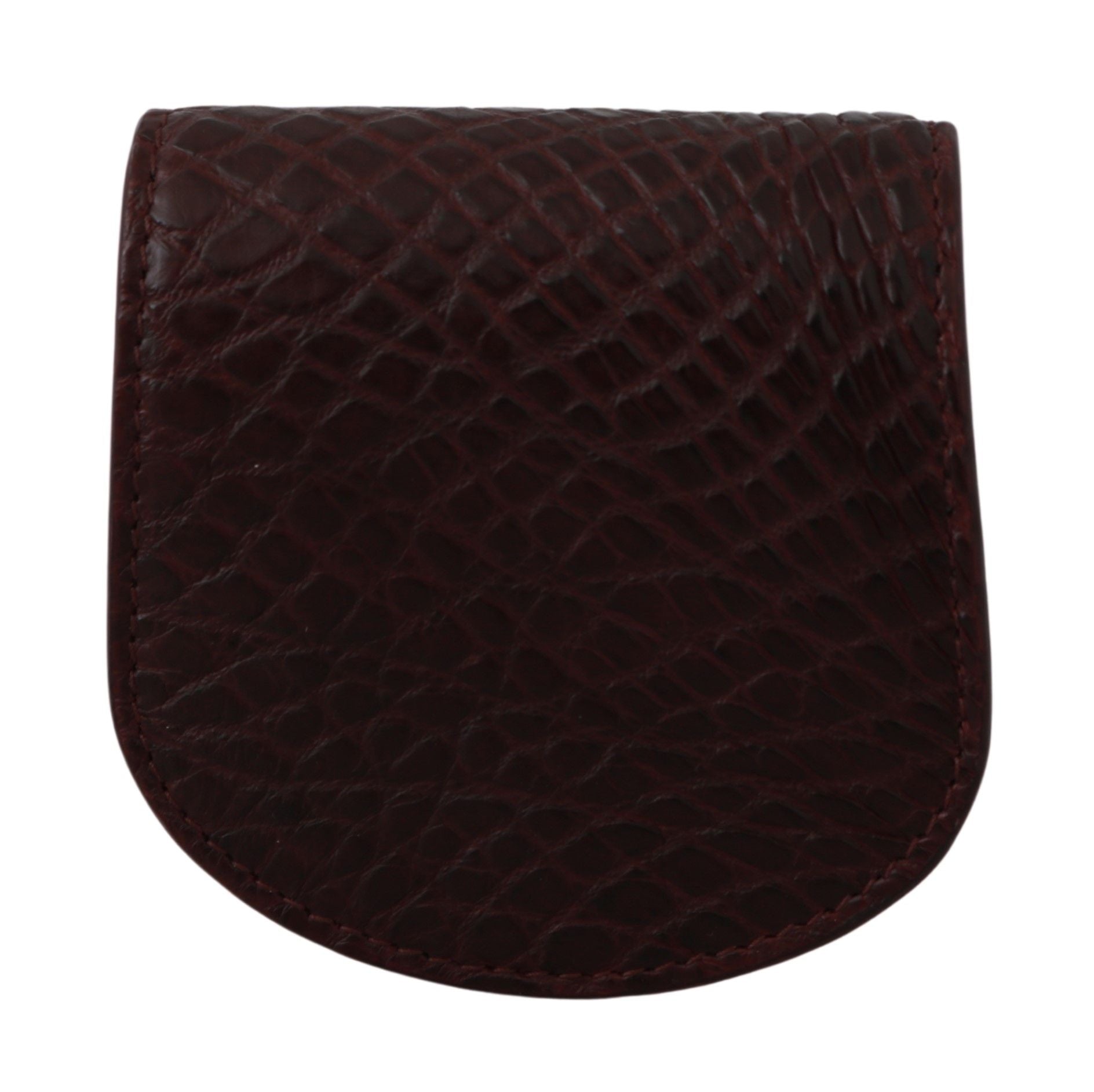 Small Toiletry Bag by Dolce & Gabbana for unisex in caiman leather brown features an distinguished Caiman Leather Small Toiletry Bag design with a secure snap & button, organized cardholder & coin-purse, and distinguished for a sophisticated finish.