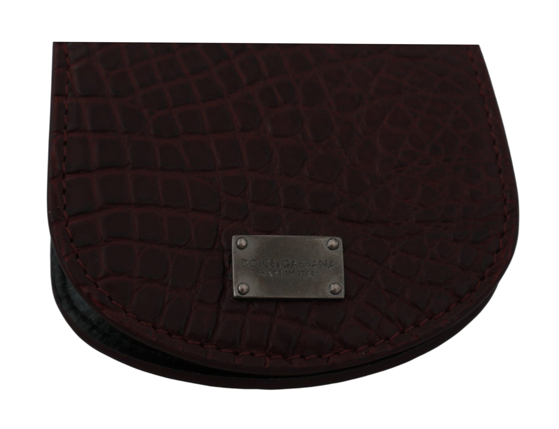 Small Toiletry Bag by Dolce & Gabbana for unisex in caiman leather brown features a distinguished Caiman Leather Small Toiletry Bag design with a distinguished snap & button, ample cardholder & coin-purse, and versatile for a distinguished finish.