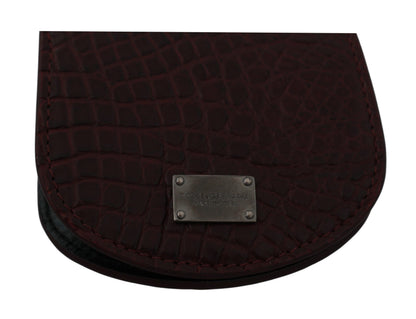 Small Toiletry Bag by Dolce & Gabbana for unisex in caiman leather brown features a distinguished Caiman Leather Small Toiletry Bag design with a distinguished snap & button, ample cardholder & coin-purse, and versatile for a distinguished finish.
