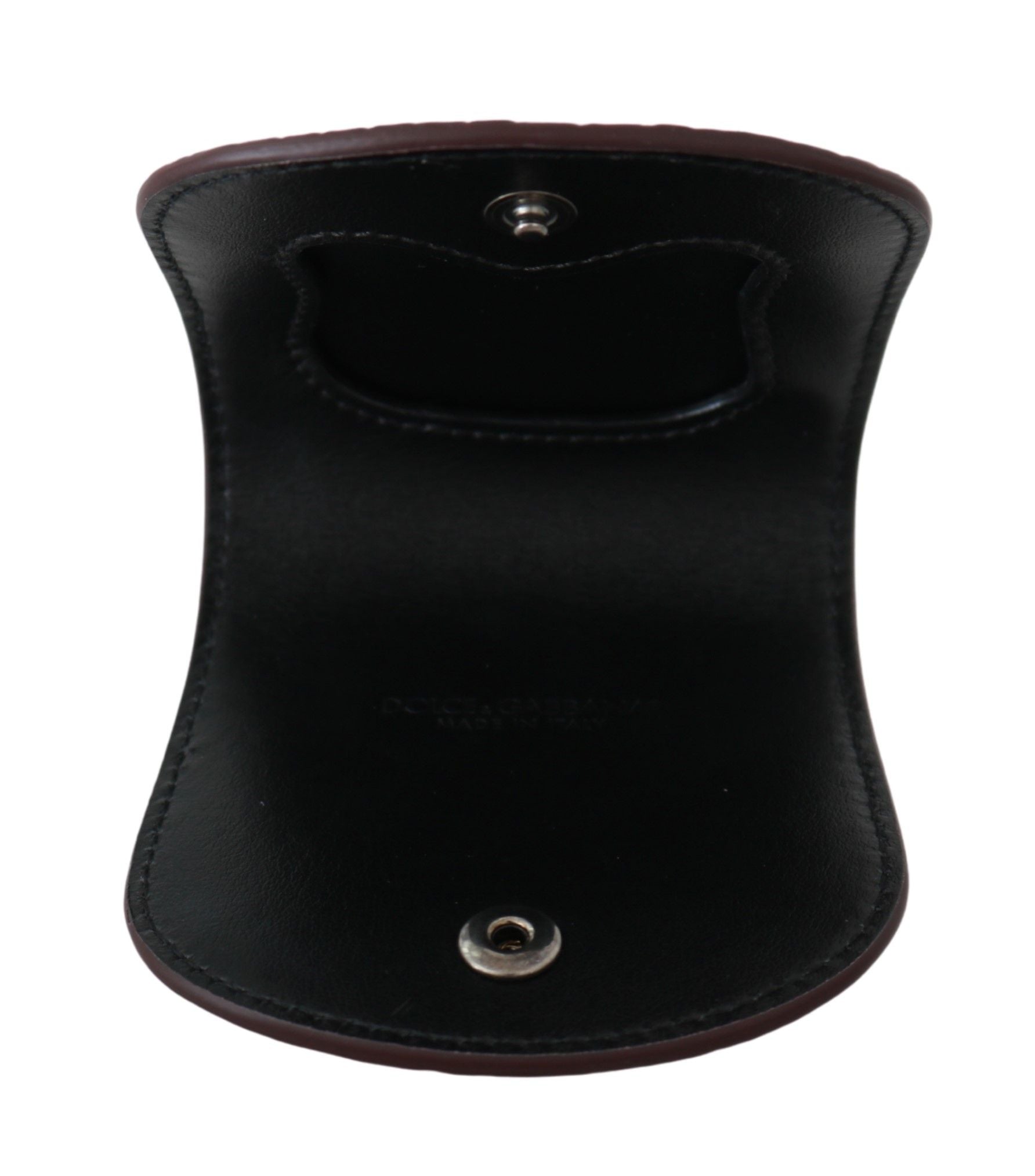 Small Toiletry Bag by Dolce & Gabbana for unisex in caiman leather brown features a distinguished Caiman Leather Small Toiletry Bag design with a secure snap & button, organized cardholder & coin-purse, and versatile for travel.