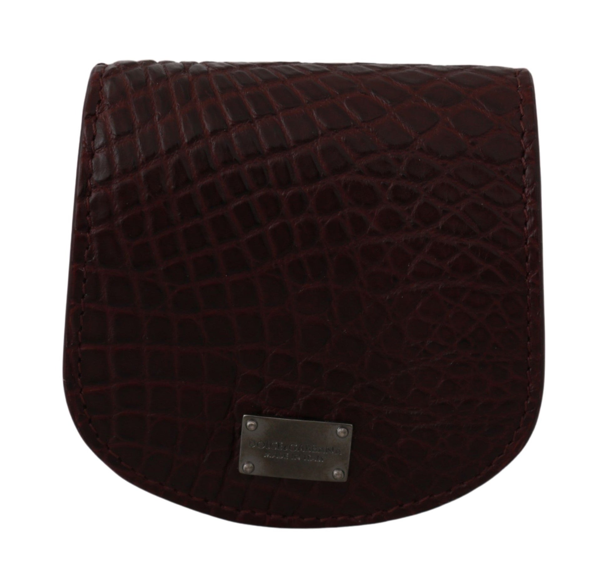 Small Toiletry Bag by Dolce & Gabbana for unisex in caiman leather brown features an distinguished Caiman Leather Small Toiletry Bag design with a secure snap & button, distinguished cardholder & coin-purse, and versatile .