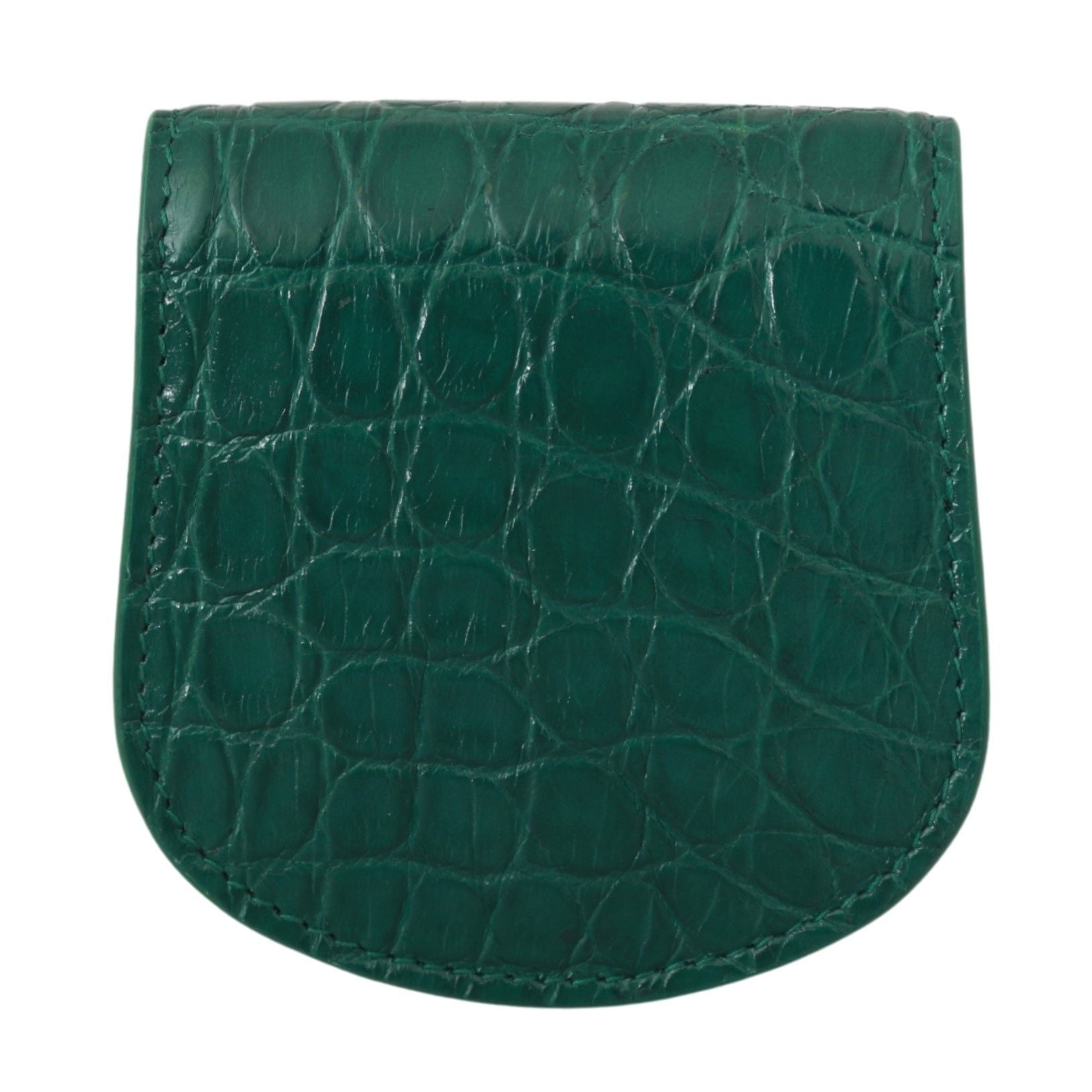 Small Toiletry Bag by Dolce & Gabbana for unisex in exotic skin leather green features a distinguished Exotic Skin Leather Small Toiletry Bag design with a secure snap & button, distinguished cardholder & coin-purse, and versatile for a refined look.