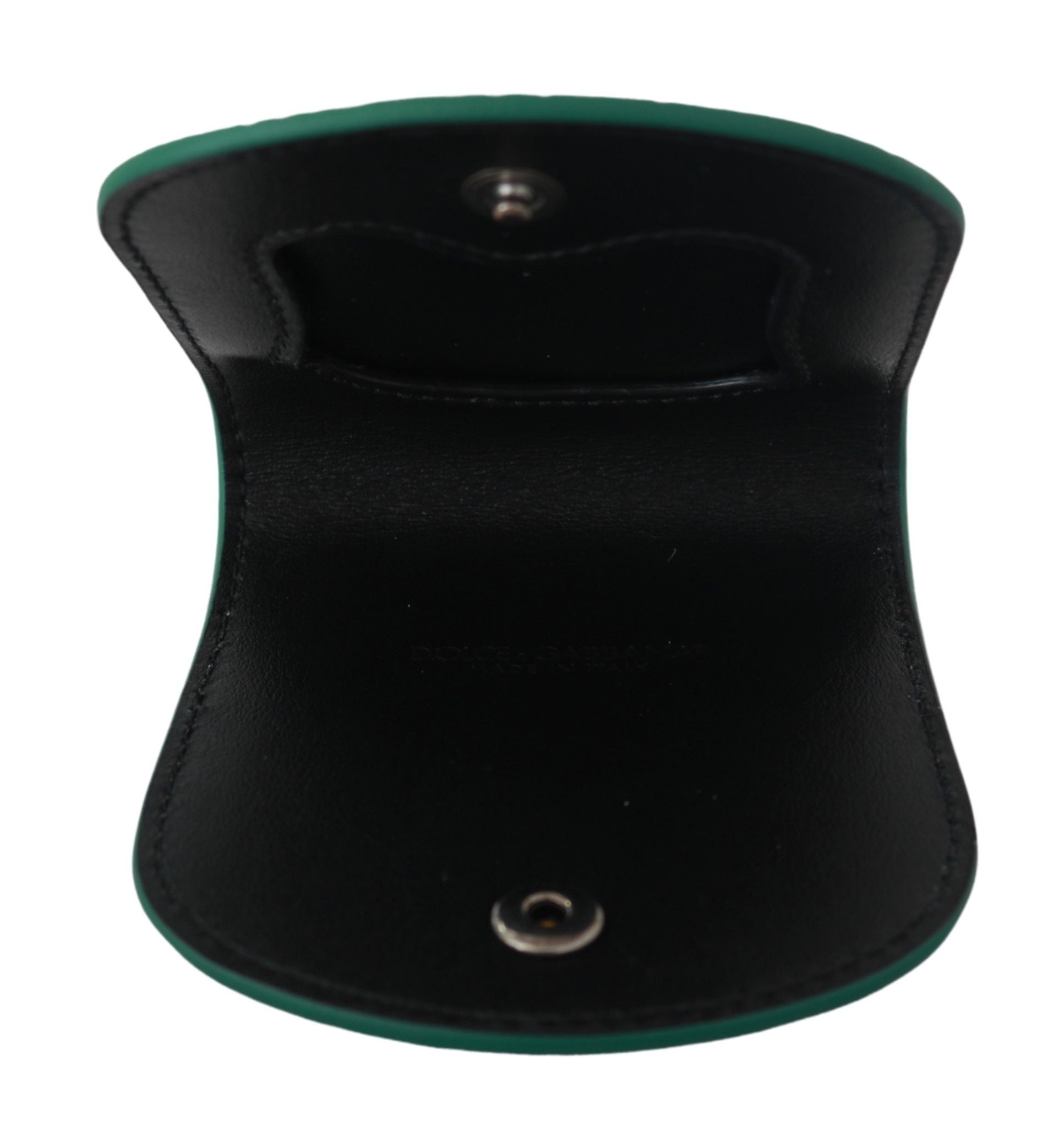 Small Toiletry Bag by Dolce & Gabbana for unisex in exotic skin leather green presents a distinguished silhouette, showcasing the Exotic Skin Leather Small Toiletry Bag with a secure snap & button, ample cardholder & coin-purse, and versatile .