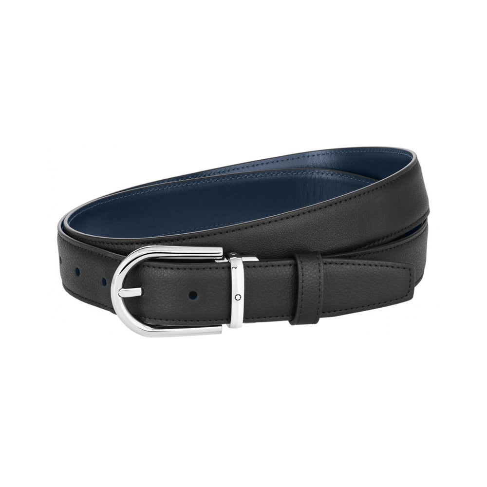 Montblanc Horseshoe Reversible Belt Mens 128756