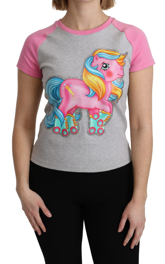 Grey and pink Cotton T-shirt My Little Pony Top