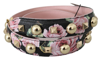 Shoulder Strap by Dolce & Gabbana for women in leather black, gold, pink, red, floral & print features an stylish design, beautifully completing the signature look of the Leather Shoulder Strap.
