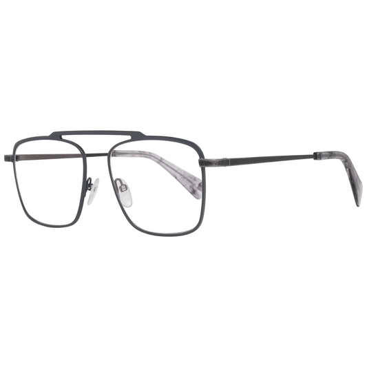 Eyeglasses Frames by Yohji Yamamoto for men in gray features an refined silhouette, showcasing the refined gray coloured frame and sophisticated full-frame frame design.
