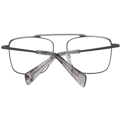 Eyeglasses Frames by Yohji Yamamoto for men in gray showcases a refined full-frame frame design with a refined gray coloured frame finish for a refined and sophisticated look.