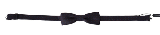 Dolce & Gabbana Silk Necktie - Blue Gray Patterned