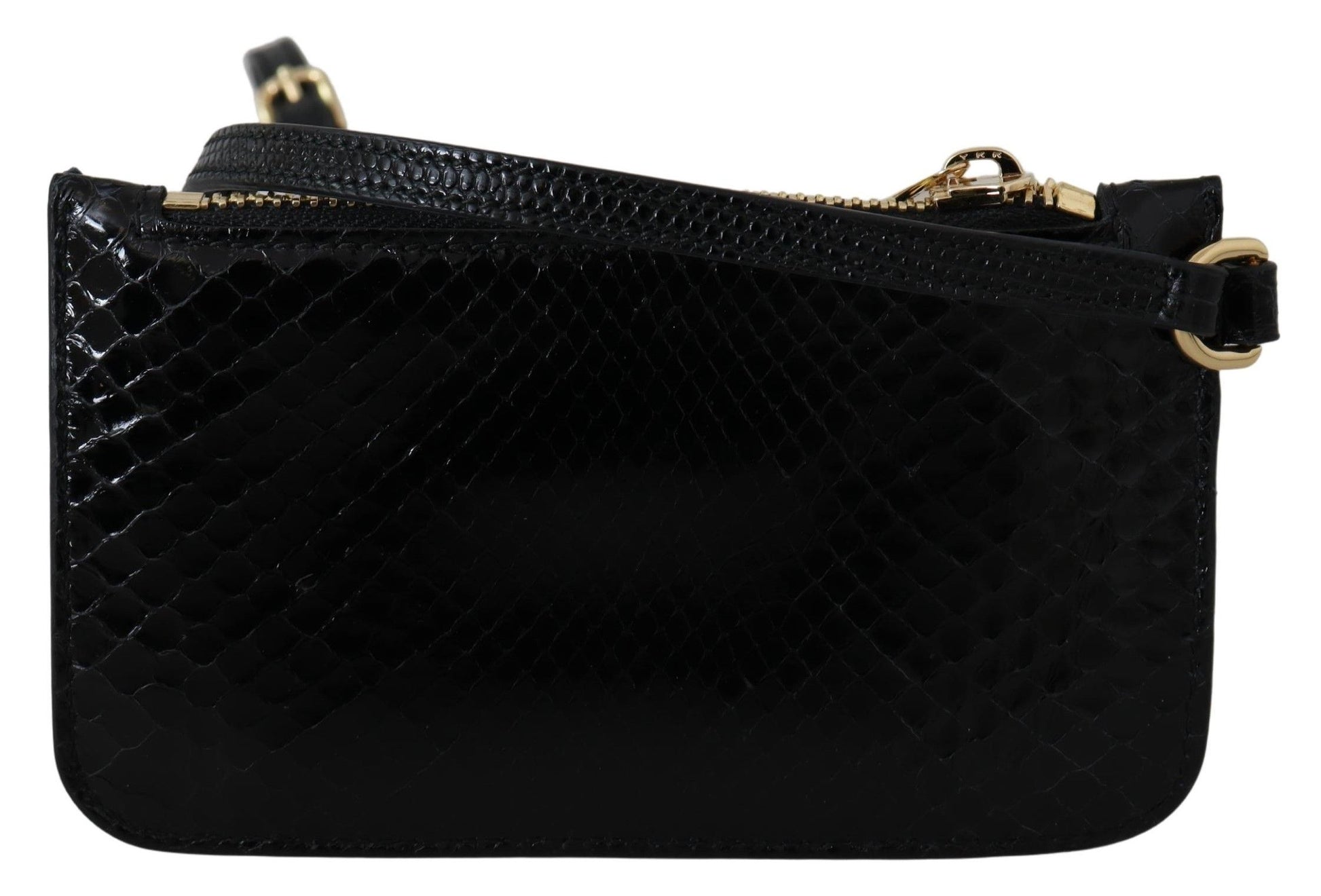 Wallet by Dolce & Gabbana for women in agnese leather black, gold & patterned showcases a refined silhouette, artfully detailed with the signature style of the Agnese Leather Wallet and functional compact-design coin-purse.