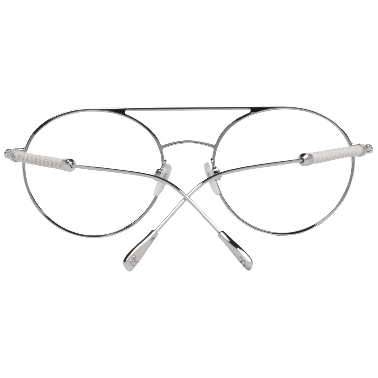 Eyeglasses Frames by Tod's for women in white features an refined silhouette, showcasing the refined white coloured frame and sophisticated full-frame frame design.