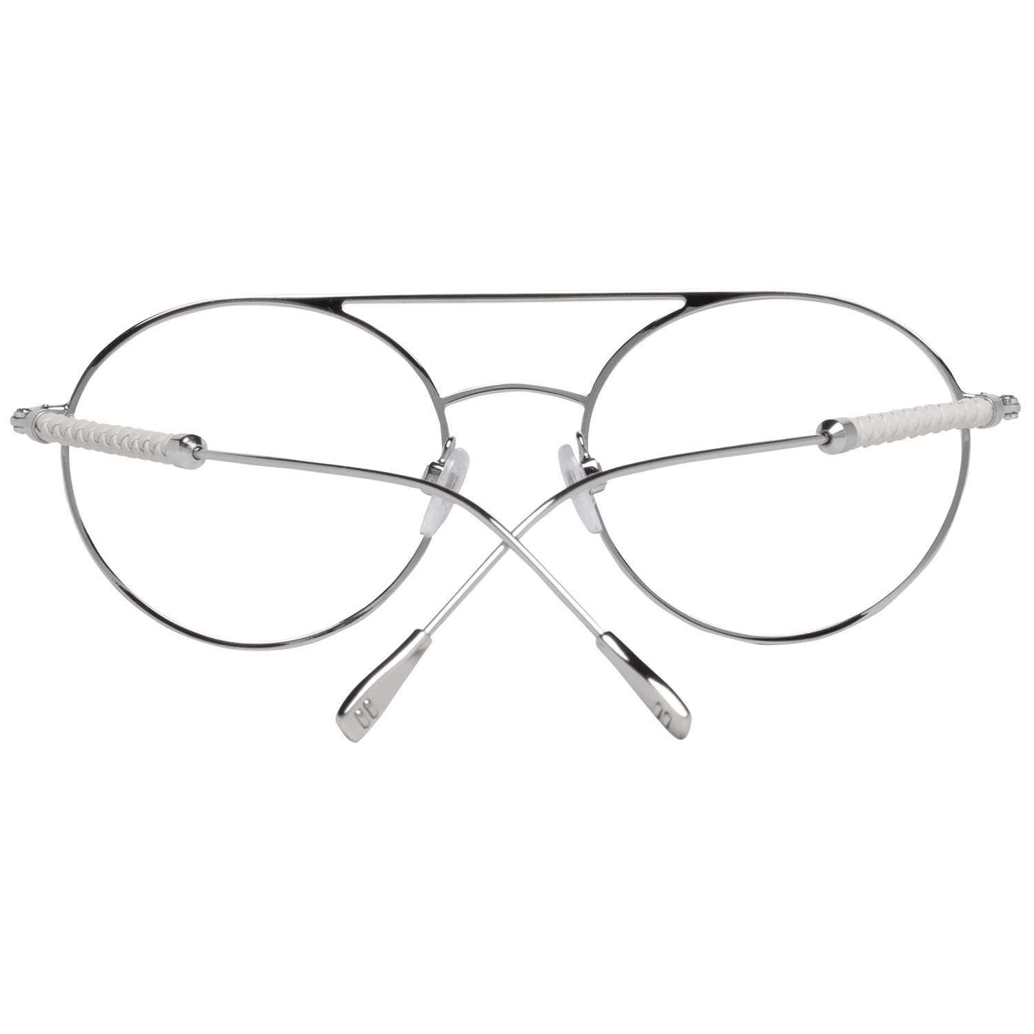 Eyeglasses Frames by Tod's for women in white features an refined silhouette, showcasing the refined white coloured frame and sophisticated full-frame frame design.