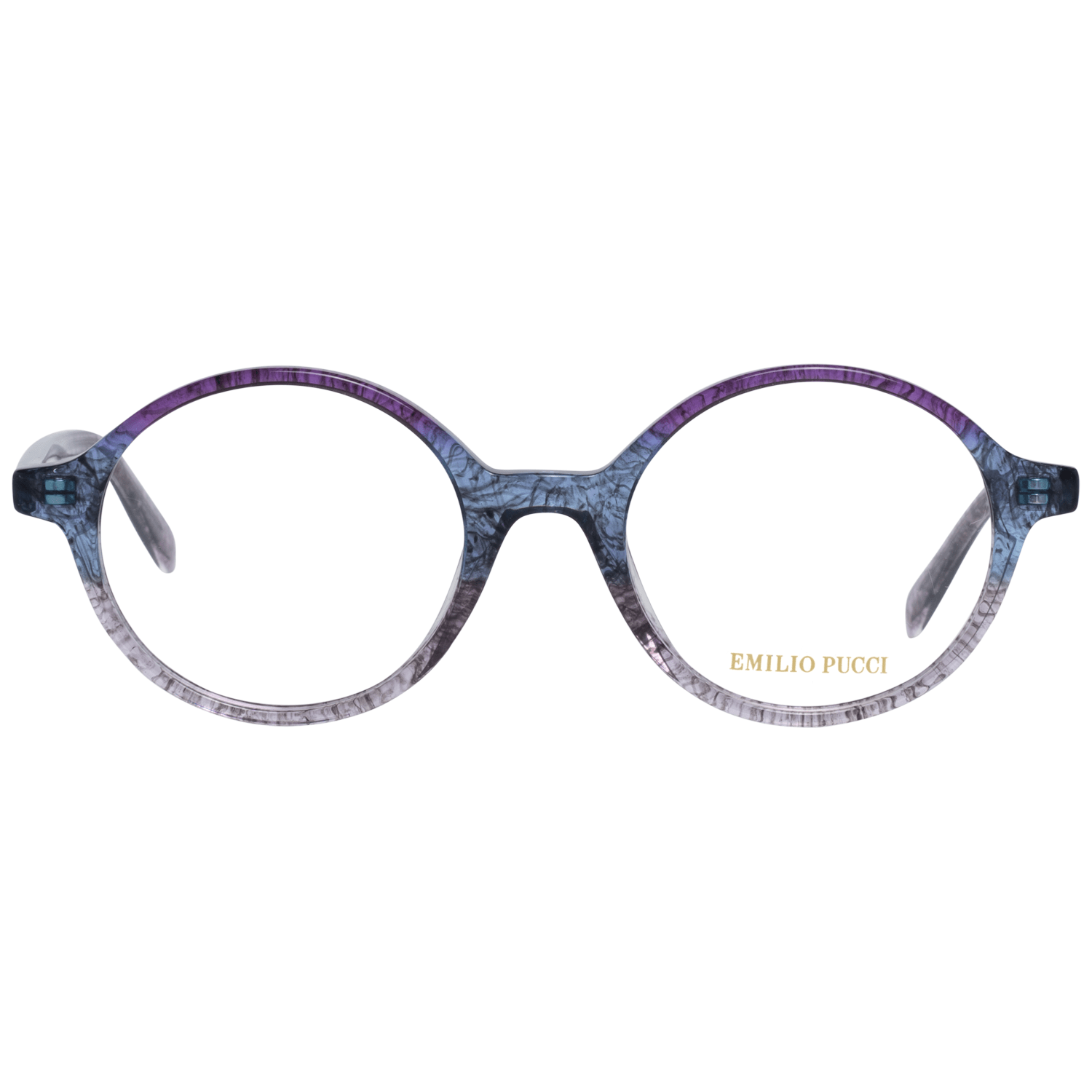 Eyeglasses Frames by Emilio Pucci for women in purple features an refined silhouette, showcasing the refined purple coloured frame and sophisticated full-frame frame design.
