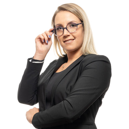 Eyeglasses Frames by Emilio Pucci for women in purple features an refined silhouette, showcasing the refined purple coloured frame and sophisticated full-frame frame design.