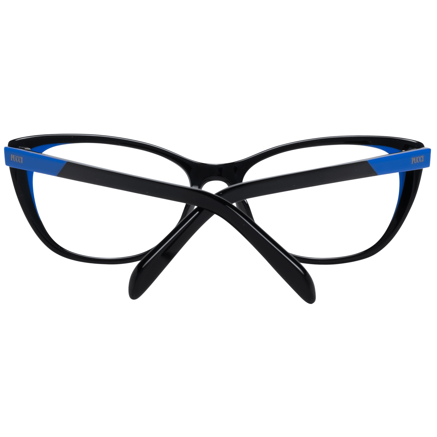 Eyeglasses Frames by Emilio Pucci for women in and black showcases an refined full-frame frame design featuring a sophisticated black coloured frame for an refined and refined aesthetic.