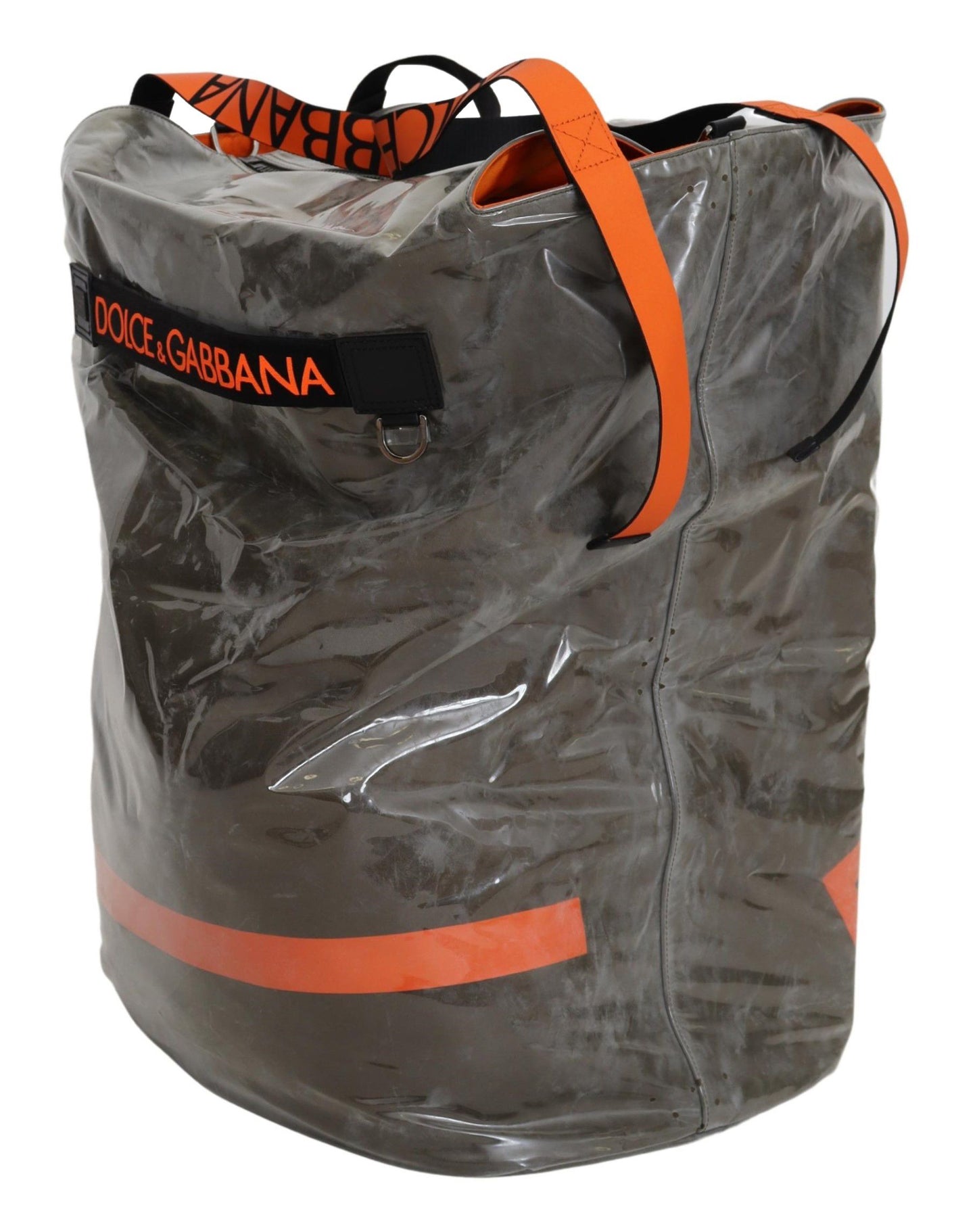 Large Shopper Tote Bag by Dolce & Gabbana for men in leather & cotton green features a jet-set Leather Cotton Large Shopper Tote Bag design, complete with a secure zipper, ample , and versatile for a jet-set look.