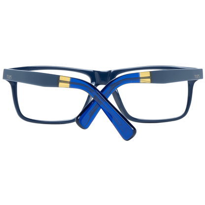 Eyeglasses Frames by Tod's for men in blue features an refined silhouette, showcasing the refined blue coloured frame and sophisticated full-frame frame design.