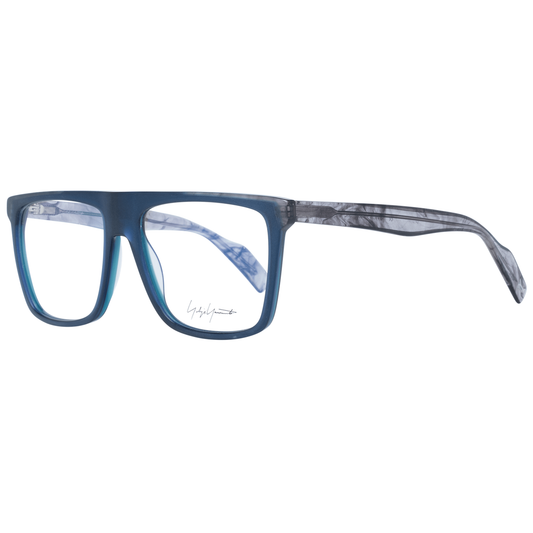 Eyeglasses Frames by Yohji Yamamoto for men in and blue showcases an refined full-frame frame design featuring a sophisticated blue coloured frame for an refined and refined aesthetic.