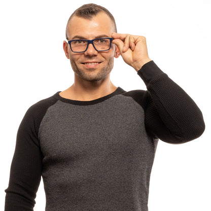 Eyeglasses Frames by Tod's for men in blue showcases a refined full-frame frame design with a refined blue coloured frame finish for a refined and sophisticated look.