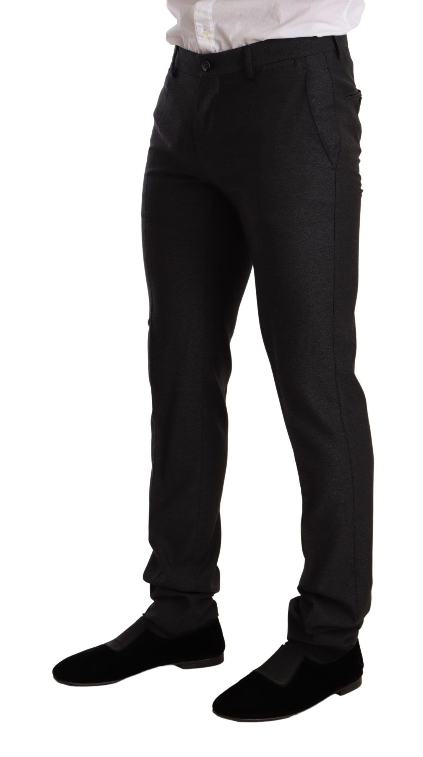 Dolce & Gabbana Men's Gray Wool MARTINI Slim Fit Set Suit