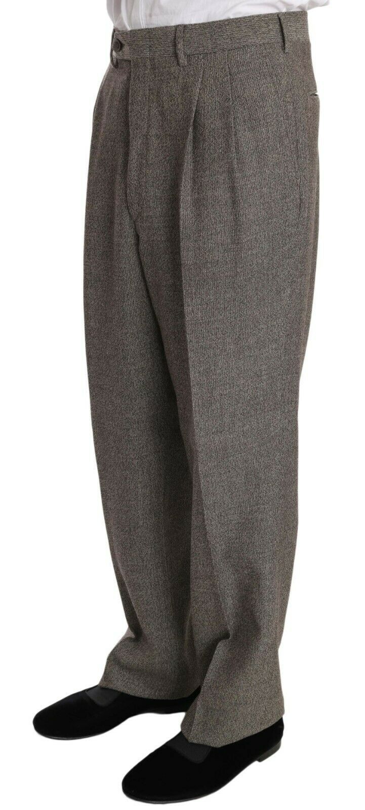 Fendi Men's Brown Wool Regular Single Breasted Suit