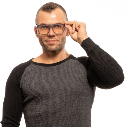 Eyeglasses Frames by Yohji Yamamoto for men in brown showcases a reflective silhouette, artfully incorporating a sophisticated brown coloured frame with a distinct full-frame frame design.