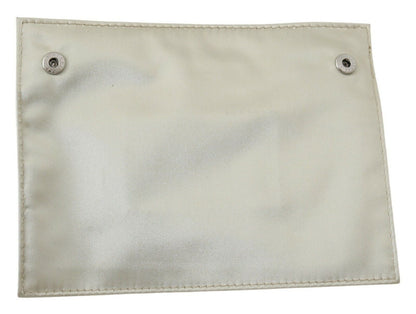 Wallet by WAYFARER for women in fabric white showcases a refined silhouette, artfully capturing the essence of the refined Fabric Wallet design with functional coin-purse.
