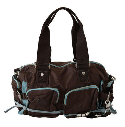 Travel Duffel Bag by WAYFARER for women in fabric brown features a refined Fabric Travel Duffel Bag design with a secure zipper, ample , and versatile handle for a refined aesthetic.