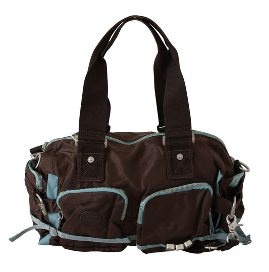 Travel Duffel Bag by WAYFARER for women in fabric brown features a refined Fabric Travel Duffel Bag design with a secure zipper, ample , and versatile handle for a refined aesthetic.