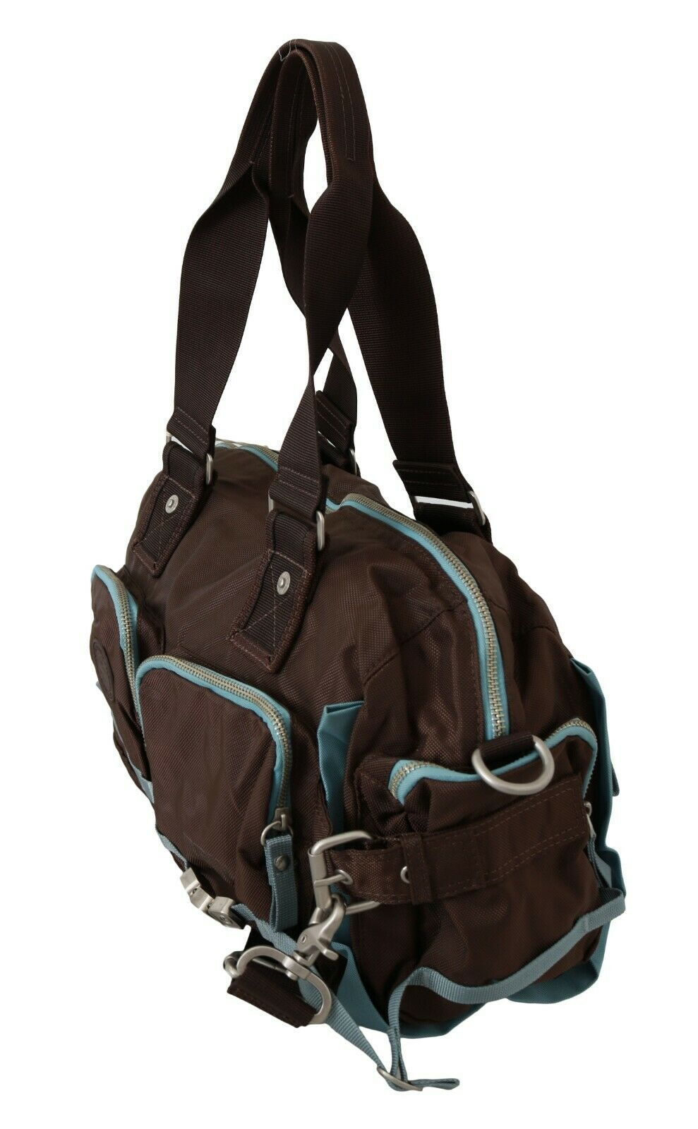 Travel Duffel Bag by WAYFARER for women in fabric brown features a meticulous Fabric Travel Duffel Bag design with a secure zipper, ample , and versatile handle for a meticulous travel finish.