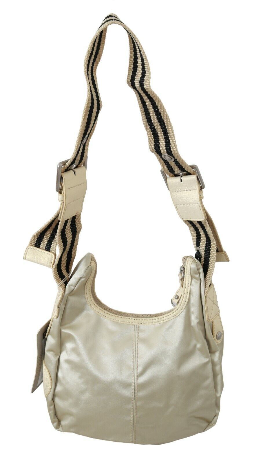 Adjustable Crossbody Shoulder & Sling Bag by WAYFARER for women in fabric white presents a statuesque silhouette, showcasing a secure zipper and statuesque with versatile crossbody-strap, shoulder-strap, adjustable-strap & handle for a sophisticated look.