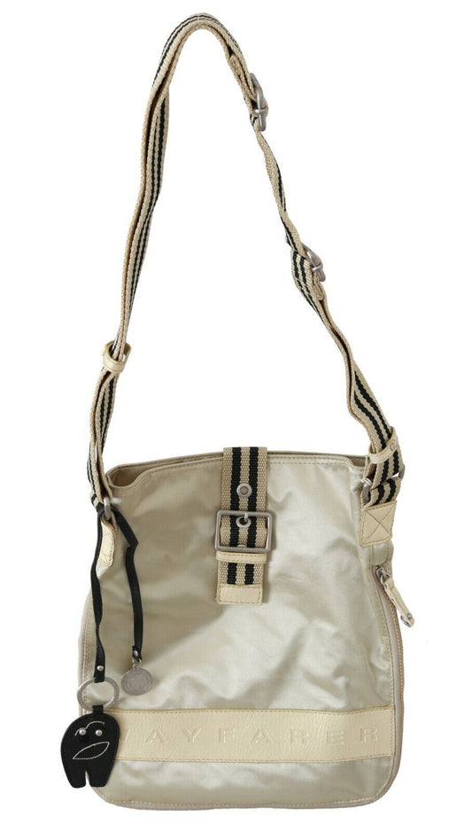 Tote Shoulder Bag by WAYFARER for women in fabric beige features a effortless chic silhouette with a secure zipper, ample , and versatile adjustable-strap & handle for a effortless chic finish.