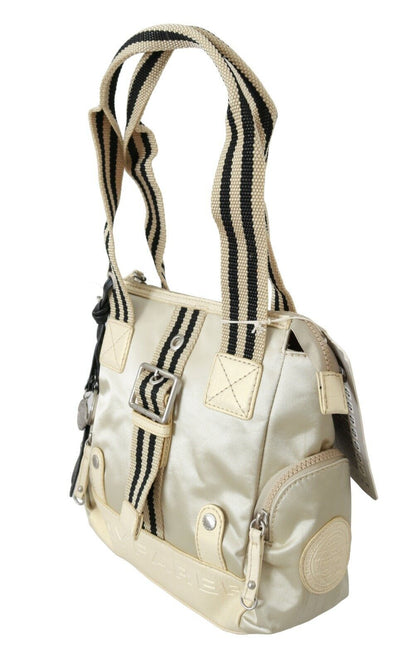 Tote Shoulder Bag by WAYFARER for women in fabric beige features a effortless chic silhouette with a secure zipper, ample , and versatile shoulder-strap, adjustable-strap & handle for a effortless chic finish.