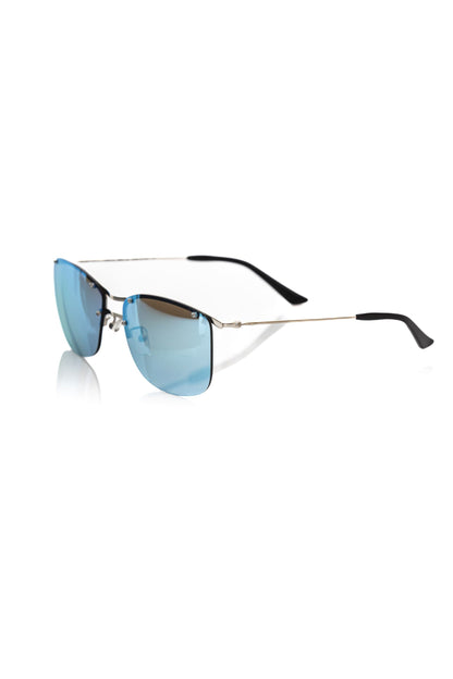 Frankie Morello FRMO-22137 Silver Metallic Fibre Sunglasses
