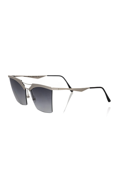 Frankie Morello FRMO-22087 Silver Metallic Fibre Sunglasses