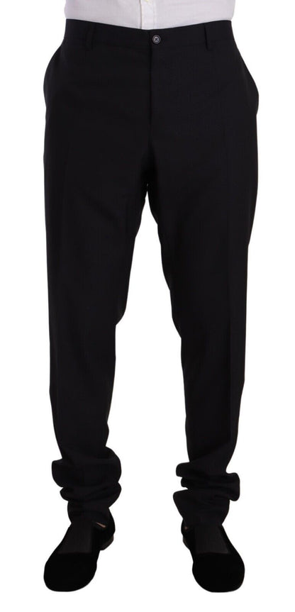 Dolce & Gabbana Men's Blue GOLD Wool Single Breasted 2 Piece Suit