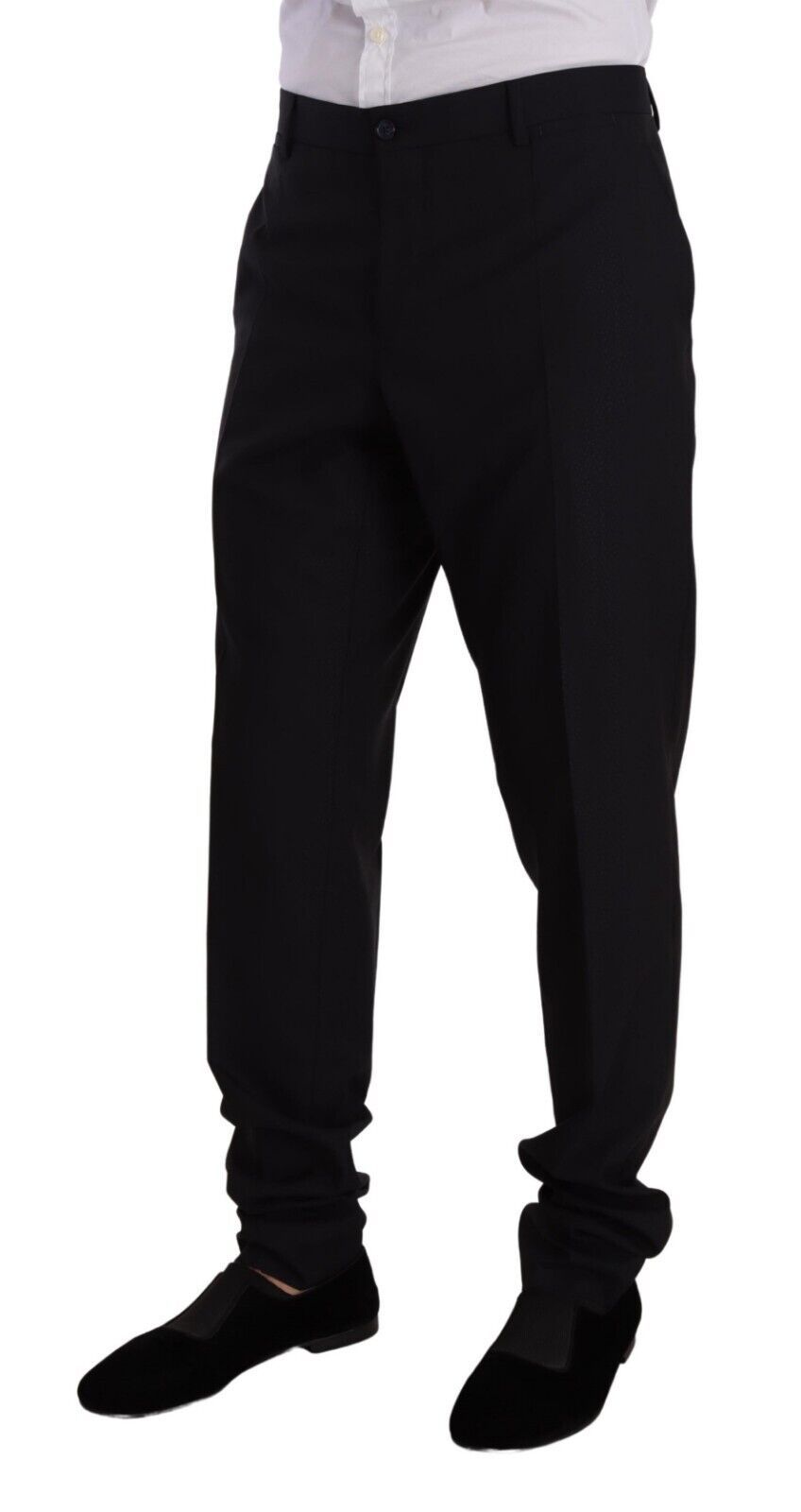 Dolce & Gabbana Men's Blue GOLD Wool Single Breasted 2 Piece Suit