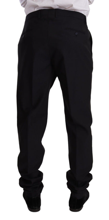 Dolce & Gabbana Men's Blue GOLD Wool Single Breasted 2 Piece Suit